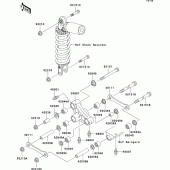 Схема вузла: Suspension для Kawasaki ZX636 Ninja ZX-6R