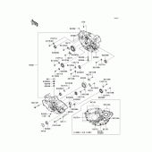 Схема узла: Картер двигателя для Kawasaki KX450 KX450F