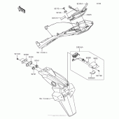 Схема вузла: Taillight(S) для Kawasaki BR125 Z125 Pro