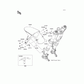 Схема узла: Переднее крыло для Kawasaki ZX1000 Z1000SX