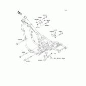 Схема вузла: Кріплення для Kawasaki EN500 Vulcan 500