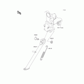 Схема вузла: Stand(s) для Kawasaki EX250 Ninja 250