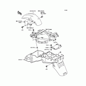 Схема узла: Крыло для Kawasaki ZR250 Balius-II