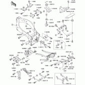 Схема вузла: Electro bracket(1/2) для Kawasaki ZX750 ZXR750