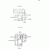 Схема узла: Болты картера двигателя для Kawasaki ZX1100 ZZ-R1100