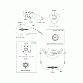 Схема вузла: Наклейки (Red; a9f) для Kawasaki VN1700 Vulcan 1700 Voyager