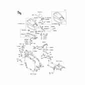 Схема вузла: Frame fittings(1/2) для Kawasaki ZG1200 Voyager XII