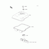 Схема вузла: Клапанна кришка Kawasaki KX450 KX450F