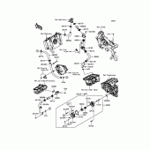 Схема вузла: Water Pipe для Kawasaki EX300 Ninja 300 ABS