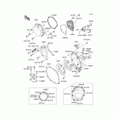Схема вузла: Engine cover(s) для Kawasaki ZX1200 Ninja ZX-12R