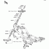 Схема узла: Рама для Kawasaki EX650 Ninja 650 ABS