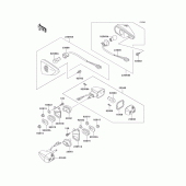 Схема узла: Turn signal для Kawasaki ZX600 Ninja ZX-6