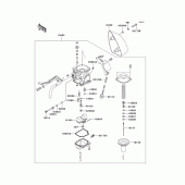 Схема узла: Карбюратор для Kawasaki BR125 Bajaj Wind
