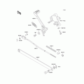 Схема вузла: Лапка гальма для Kawasaki EX500 GPZ500