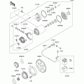 Схема вузла: Starter motor для Kawasaki VN800 Vulcan 800 Drifter