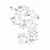 Схема вузла: Вихлопна система (1/2) для Kawasaki ZX1000 Ninja ZX-10R