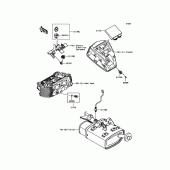 Схема вузла: Fuel Injection для Kawasaki EN650 Vulcan S