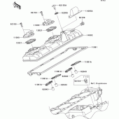 Схема узла: Клапанная крышка для Kawasaki ZX1000 Ninja ZX-10R