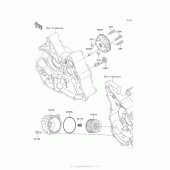Схема узла: Масляный насос для Kawasaki AX125 Fury 125R