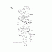 Схема вузла: Meter(s) для Kawasaki EJ650 W650