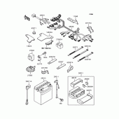 Схема вузла: Електроустаткування для Kawasaki ZX400 ZXR400R