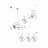 Схема узла: Генератор для Kawasaki KX450 KX450F