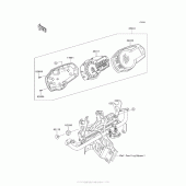 Схема вузла: Meter(S) для Kawasaki ZX1000 Ninja 1000 ABS