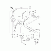 Схема вузла: Замок запалювання для Kawasaki ZR750 ZR-7