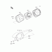 Схема вузла: Meter(s) для Kawasaki ZX636 Ninja ZX-6R