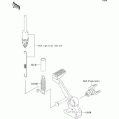 Схема вузла: Лапка гальма для Kawasaki ZR750 Z750