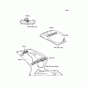 Схема узла: Наклейки (Green; ZX636-B2H) для Kawasaki ZX636 Ninja ZX-6R