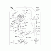 Схема вузла: Карбюратор(1/2) для Kawasaki KLX300R