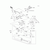 Схема вузла: Вихлопна система для Kawasaki KX85 KX85-II