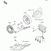 Схема узла: Генератор для Kawasaki ZX1200 Ninja ZX-12R