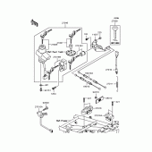Схема вузла: Замок запалювання для Kawasaki ZR750 ZR-7S