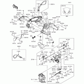 Схема узла: Облицовочные элементы для Kawasaki ZX1000 Ninja 1000 ABS