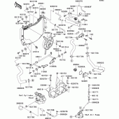 Схема узла: Радиатор (1/3)(is,wv) для Kawasaki ZX636 Ninja ZX-6R