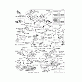 Схема вузла: Chassis electrical equipment(1/2) для Kawasaki ZX1400 Ninja ZX-14R ABS