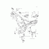 Схема вузла: Рама для Kawasaki ER250 Z250 ABS