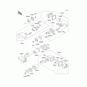Схема узла: Поворотники для Kawasaki ZX1200 Ninja ZX-12R