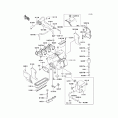 Схема вузла: Повітряний фільтр Kawasaki ZX1100 GPZ1100