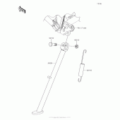 Схема вузла: Stand(S) для Kawasaki KLX140 KLX140G