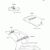 Схема вузла: Decals(green)(zx636-b2h) для Kawasaki ZX636 Ninja ZX-6R