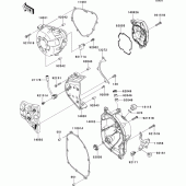 Схема узла: Engine cover(s) для Kawasaki ZR1000 Z1000