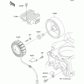 Схема вузла: Генератор для Kawasaki ZR750 ZR-7
