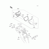 Схема узла: Taillight(s) для Kawasaki KLX250 KLX250