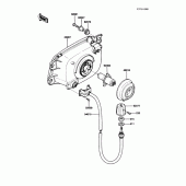 Схема вузла: Head lamp для Kawasaki ZG1200 Voyager XII