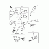 Схема вузла: Кермо для Kawasaki ZR750 Zephyr