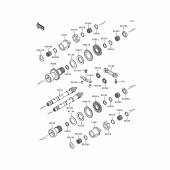 Схема вузла: Балансир для Kawasaki ZG1200 Voyager XII