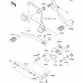 Схема вузла: Перемикач передач для Kawasaki VN800 Vulcan 800 Drifter